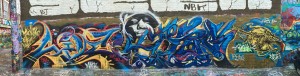 baltimore street art - graffiti by bones & chris g.
