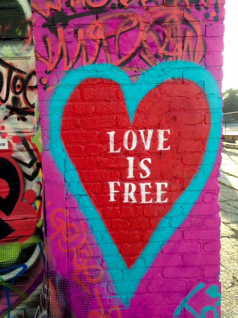 Love Is Free Baltimore Street Art