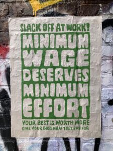 Minimum Wage Deserves Minimum Effort